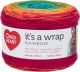 Red Heart Its A Wrap Rainbow Yarn Fiesta Pack of 1 Skein