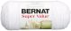 Bernat Super Value Solid Yarn White Pack of 1 Skein