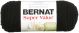 Bernat Super Value Solid Yarn Black Pack of 1 Skein