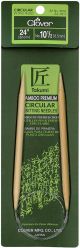 Takumi Bamboo Circular Knitting Needles 24 Inch Size 1 Size 10.56.5mm