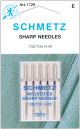 Schmetz Microtex Sharp Machine Needles Size 10 70 5 Per Pkg