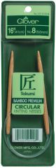 Takumi Bamboo Circular Knitting Needles 16 Inch Size 8 Per 5mm