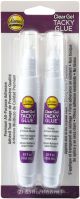 Aleenes Clear Gel Tacky Glue Pens 2 Per Pkg .63oz