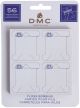 DMC Cardboard Floss Bobbins 56 Per Pkg