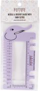 Knitters Pride Needle and Crochet View Sizer W Per Yarn Cutter Lilac