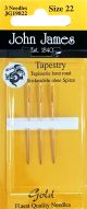 John James Gold Tapestry Hand Needles Size 22 3 Per Pkg