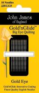 John James Goldn Glide Big Eye Quilting Needles Size 11 10 Per Pkg