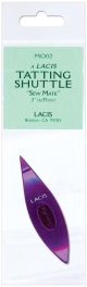 Lacis Sew Mate Tatting Shuttle Pointed Tip Purple