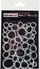 Darkroom Door Stencil 4.5 inch X6 inch Circles