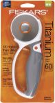 Fiskars Titanium Softgrip Comfort Loop Rotary Cutter 60mm 1 pack of 1 piece