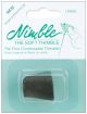 Leather Nimble Thimble with Metal Tip Large