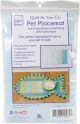 June Tailor Quilt As You Go Pet Placemat Cat 11 Inch X18 Inch