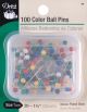 Dritz Color Ball Pins 1 1 Per 4 Inch 100 Per Pkg Size 20