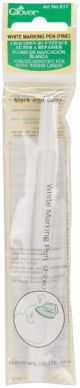 Clover Water Soluble Marking Pen Fine White