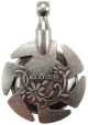 Clover Yarn Cutter Pendant Antique Silver Pack of 1 Skein