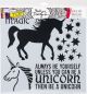 Crafters Workshop Template 12 Inch X12 Inch Unicorn