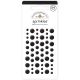 Doodlebug Sprinkles Adhesive Glossy Enamel Dots Beetle Black 54 Per Pkg