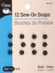 Dritz Sew On Snaps 12 Per Pkg Black Size 4 Per 0