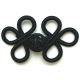 Wrights Rayon Braid Frog Closure Black 3 Inch X1 3 Per 4 Inch