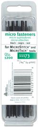 Avery Fasteners Micro Stitch Fastener Refills 4.4mm Black 1 200 Per Pkg