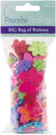 Blumenthal Favorite Findings Big Bag Of Buttons Flowers 3.5oz