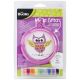 Bucilla/My 1st Stitch Mini Counted Cross Stitch Kit 3 inch Round Owl 14 Count 