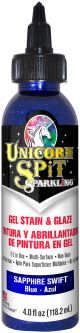 Unicorn Spit Sparkling Wood Stain And Glaze 4oz Sapphire Swift