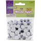 Peel and Stick Wiggle Eyes Assorted 7mm To 15mm 100 Per Pkg Black