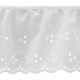 Simplicity Teardrop Eyelet 5 3/4 inch X10yd White