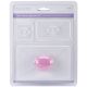 Multicraft Clear Stamp Applicators 3 Per Pkg with Handle 2 inch X2 inch 4 inch X2.25 inch and 6 inch X4 inch 