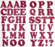 Jolee s Iron On Letters 1.5 inch Pink Glitter