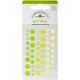 Doodlebug Sprinkles Adhesive Glitter Enamel Dots 54 Per Pkg Limeade