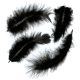 Marabou Feathers .25oz Black