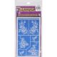 Rub N Etch Designer Stencil 5 Inch X8 Inch Detailed Floral