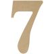 MDF Classic Font Wood Letters and Numbers 9.5 inch 7