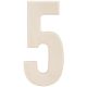 Baltic Birch University Font Letters and Numbers 5.25 inch 5