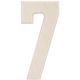 Baltic Birch University Font Letters And Numbers 5.25 Inch 7