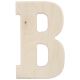 Baltic Birch University Font Letters And Numbers 5.25 Inch B