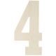 Baltic Birch Collegiate Font Letters and Numbers 13 inch 4