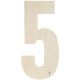 Baltic Birch Collegiate Font Letters and Numbers 13 inch 5