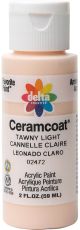 Ceramcoat Acrylic Paint 2oz Tawny Light Semi Opaque