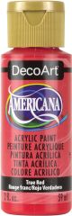 Americana Acrylic Paint 2oz True Red Semi Opaque