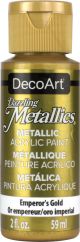 DecoArt Dazzling Metallics Acrylic Paint 2oz Emperors Gold