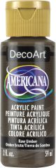 Americana Acrylic Paint 2Oz Raw Umber Opaque