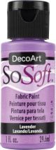 SoSoft Fabric Acrylic Paint 1oz Lavender