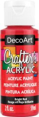 Crafter s Acrylic All Purpose Paint 2oz Bright Red