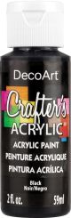 Crafters Acrylic All Purpose Paint 2oz Black