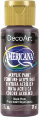 Americana Acrylic Paint 2oz Black Plum Opaque