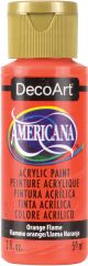 Americana Acrylic Paint 2oz Orange Flame Opaque