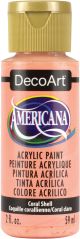 Americana Acrylic Paint 2oz Coral Shell Opaque